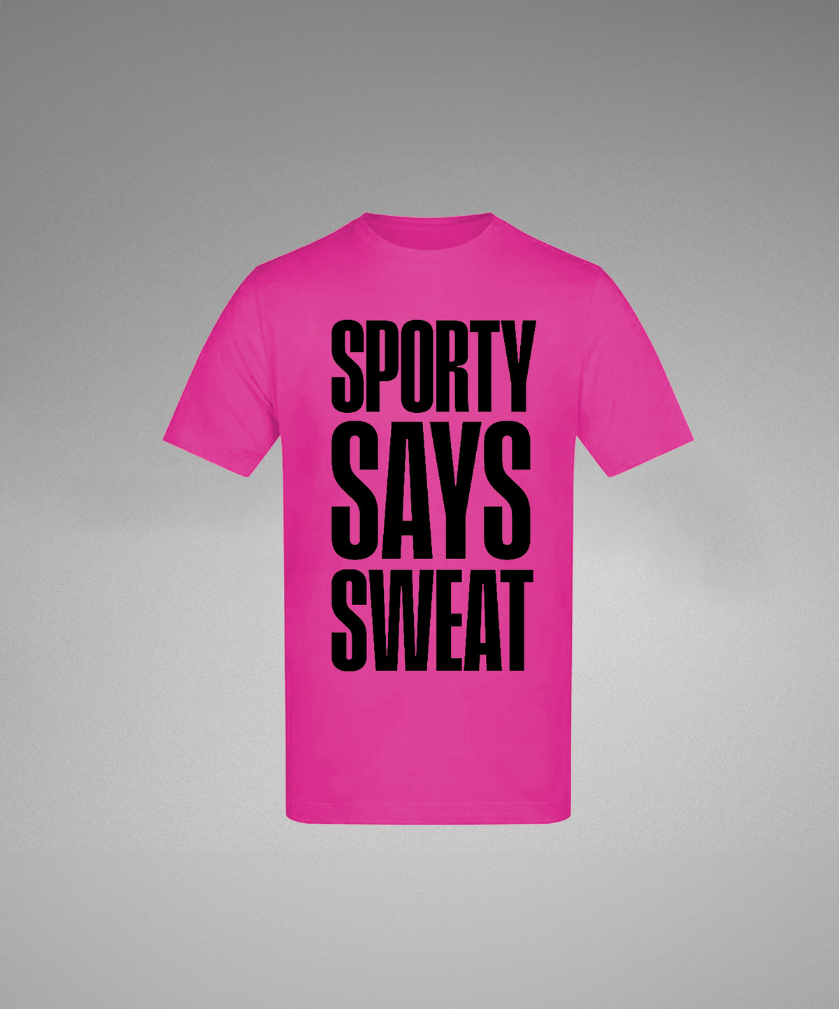 Sporty Says Sweat T-Shirt Pink