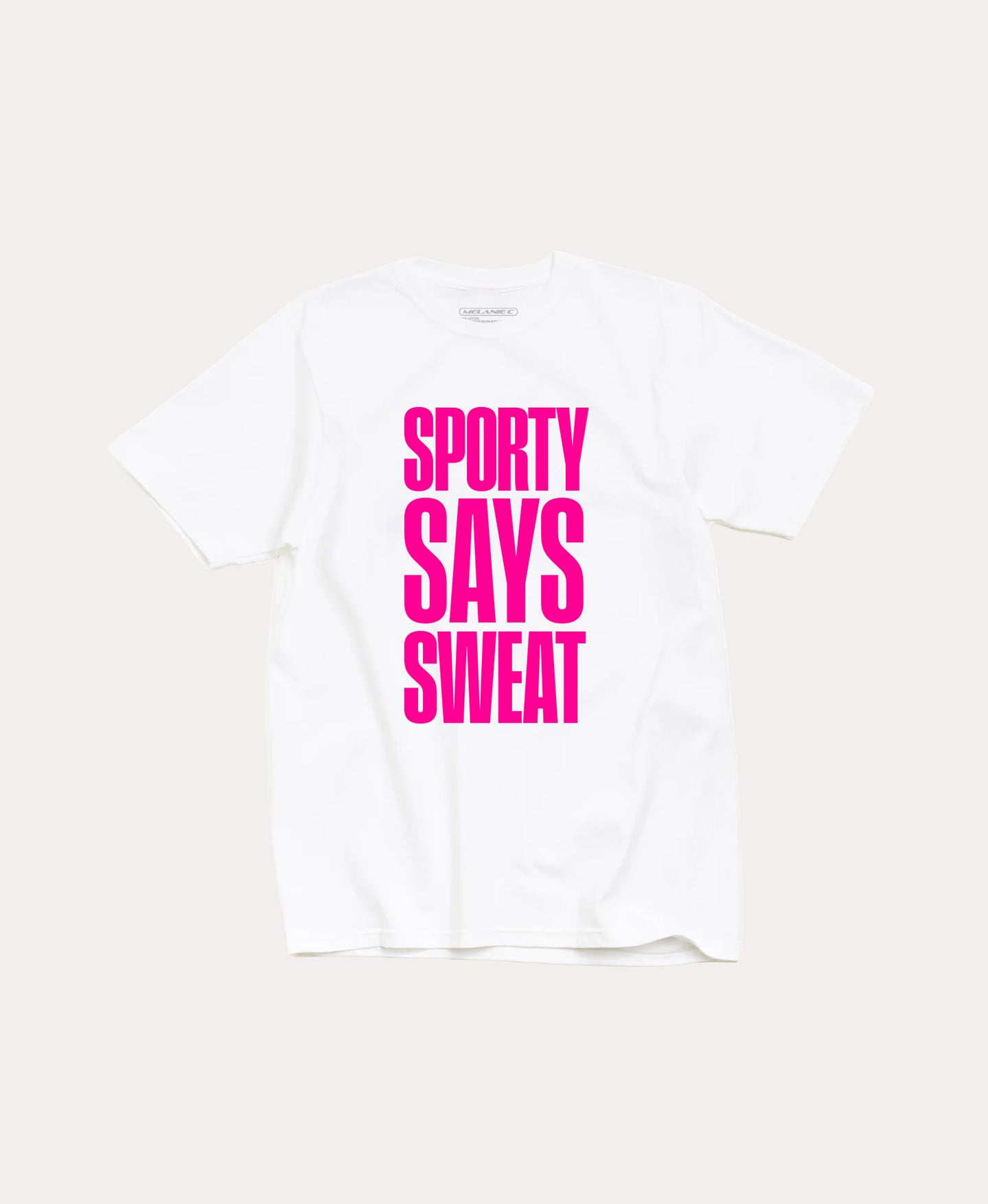 Sporty Says Sweat T-Shirt White
